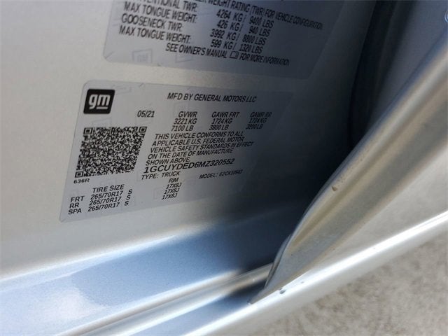 2021 Chevrolet Silverado 1500 LT