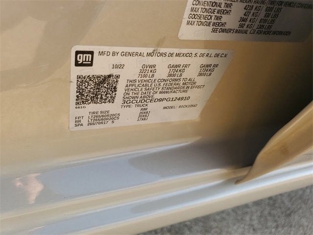 2023 Chevrolet Silverado 1500 Custom Trail Boss