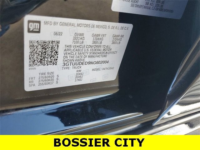 2022 GMC Sierra 1500 SLT