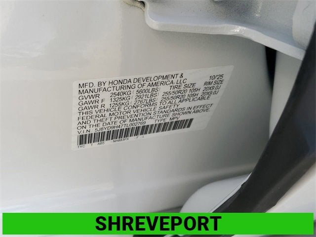 2026 Acura MDX Technology Package