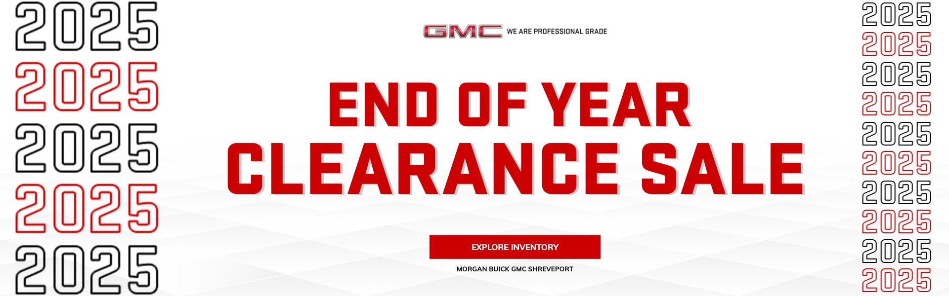 End of Year Clearance Sale